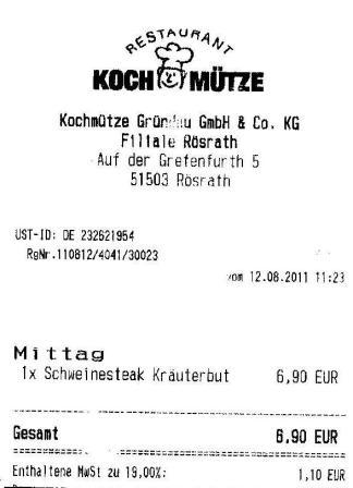 ratv Hffner Kochmtze Restaurant